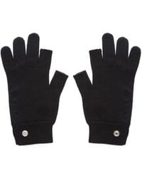 Rick Owens - Fingerless Press-Stud Gloves - Lyst