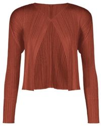 Pleats Please Issey Miyake - Plissé-Effect Layered Jacket - Lyst
