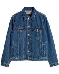 7 For All Mankind - Long-Sleeve Denim Jacket - Lyst