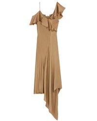 Celine - Asymmetric Lingerie Dress - Lyst