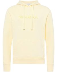JW Anderson - Jw Anderson Logo Embroidered Hoodie - Lyst
