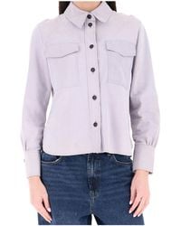 Marella - Long-Sleeved Shirt Jacket - Lyst