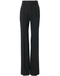 Chloé - Virgin-Wool Tailored Trousers - Lyst