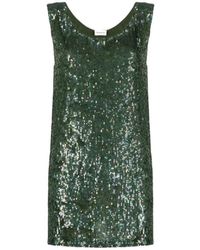 P.A.R.O.S.H. - Sequined Sleeveless Vest - Lyst