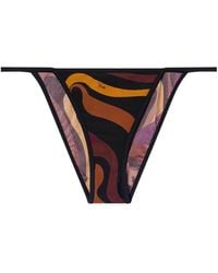 PUCCI - Marmo Print Bikini Bottom - Lyst