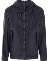 C.P. Company - Long Sleeve Hooded Casual Jacket - Lyst