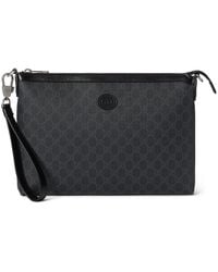 Gucci - Logo Patch Monogrammed Crossbody Bag - Lyst