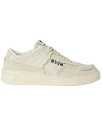 MSGM - Fantastic Leather Sneakers - Lyst