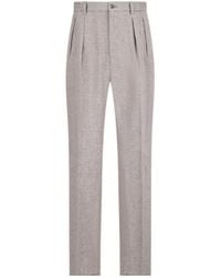 Tagliatore - Pleated Straight-Leg Trousers - Lyst