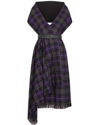 Dior - Christian Mid-Length Belted Dress - Lyst
