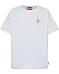 DIESEL - T-Normy-S16 Graphic Printed T-Shirt - Lyst