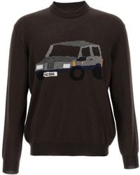 Magliano - Graphic Detailed Crewneck Sweater - Lyst