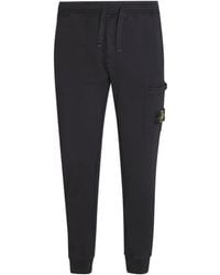 Stone Island - Logo Patch Drawstring Track Pants - Lyst