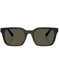 Emporio Armani - Rectangle-Frame Sunglasses - Lyst