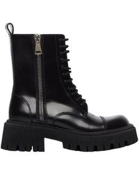 Balenciaga - Tractor 20Mm Lace-Up Boot - Lyst