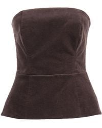 P.A.R.O.S.H. - Structured Bustier Top With Sweetheart Neckline - Lyst