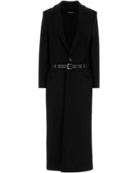 DSquared² - Belted Single-Breasted Coat - Lyst