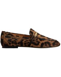 Tod's - Pony Effect Printed Loafers - Lyst