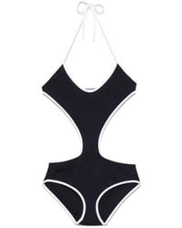 Miu Miu - Technical Knitted Swimsuit - Lyst