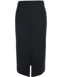 Jucca - High-Waist Pencil Skirt - Lyst