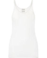 Calvin Klein - Cotton-Blend Jersey Tank Top - Lyst