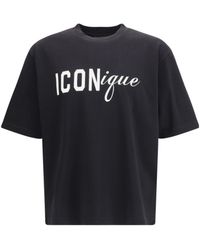 DSquared² - Iconique Loose Fit T-Shirt - Lyst