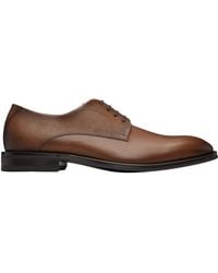BOSS - Lace-Up Leather Shoes - Lyst