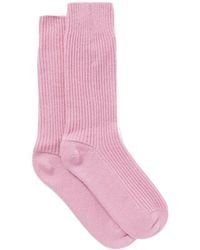 Lisa Yang - Zera Ribbed Cashmere Socks - Lyst