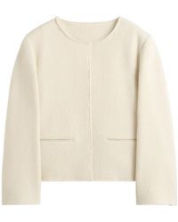 TOTEME - Frayed Tweed Jacket - Lyst