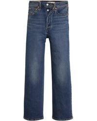 Levi's - Ribcage Straight Ankle Jeans - Lyst