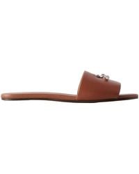 McQueen - T-Bar Slip-On Slides - Lyst
