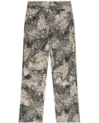ROA - Printed Trousers - Lyst