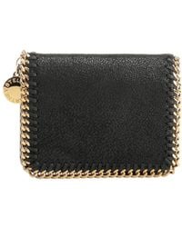 Stella McCartney - Falabella Chain Bi-Fold Wallet - Lyst
