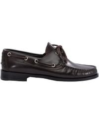 Aeyde - Harris Round Toe Lace-Up Shoes - Lyst