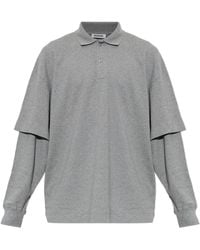 DARKPARK - Zack Layered Long-Sleeve Polo Shirt - Lyst