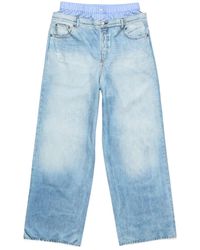 Acne Studios - Printed Trousers - Lyst
