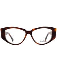 Max Mara - Irregular Frame Glasses - Lyst