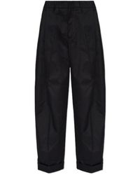 DSquared² - Pleated Wide-Leg Pants - Lyst