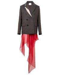 Sacai - Double-Breasted Suiting Jacket - Lyst