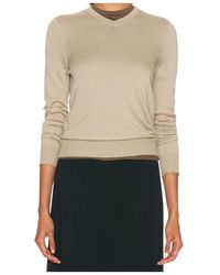 The Row - V-Neck Sweater - Lyst