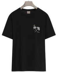 Dior - T-Shirt With Flower Bee Embroidery, Relaxed Fit - Lyst