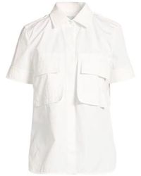 Max Mara - Minimal Solid-Color Short-Sleeve Top - Lyst