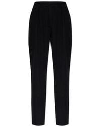 Emporio Armani - Herringbone Pattern Trousers - Lyst