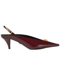Versace - Pointed-Toe Slingback Pumps - Lyst