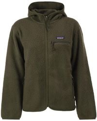 Patagonia - Teddy Fleece Hooded Jacket - Lyst