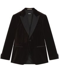 BOSS - Slim-Fit Tuxedo Jacket - Lyst