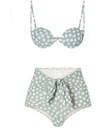Alaïa - Polka Dot Bikini Set - Lyst