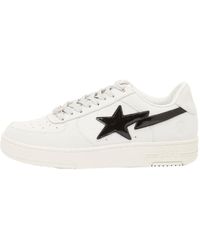 A Bathing Ape - Sta Logo-Patch Sneakers - Lyst