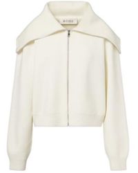 Rohe - Wool Zip-Up Sweater - Lyst
