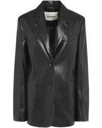 Nanushka - Single-Breasted Long-Sleeved Jacket - Lyst